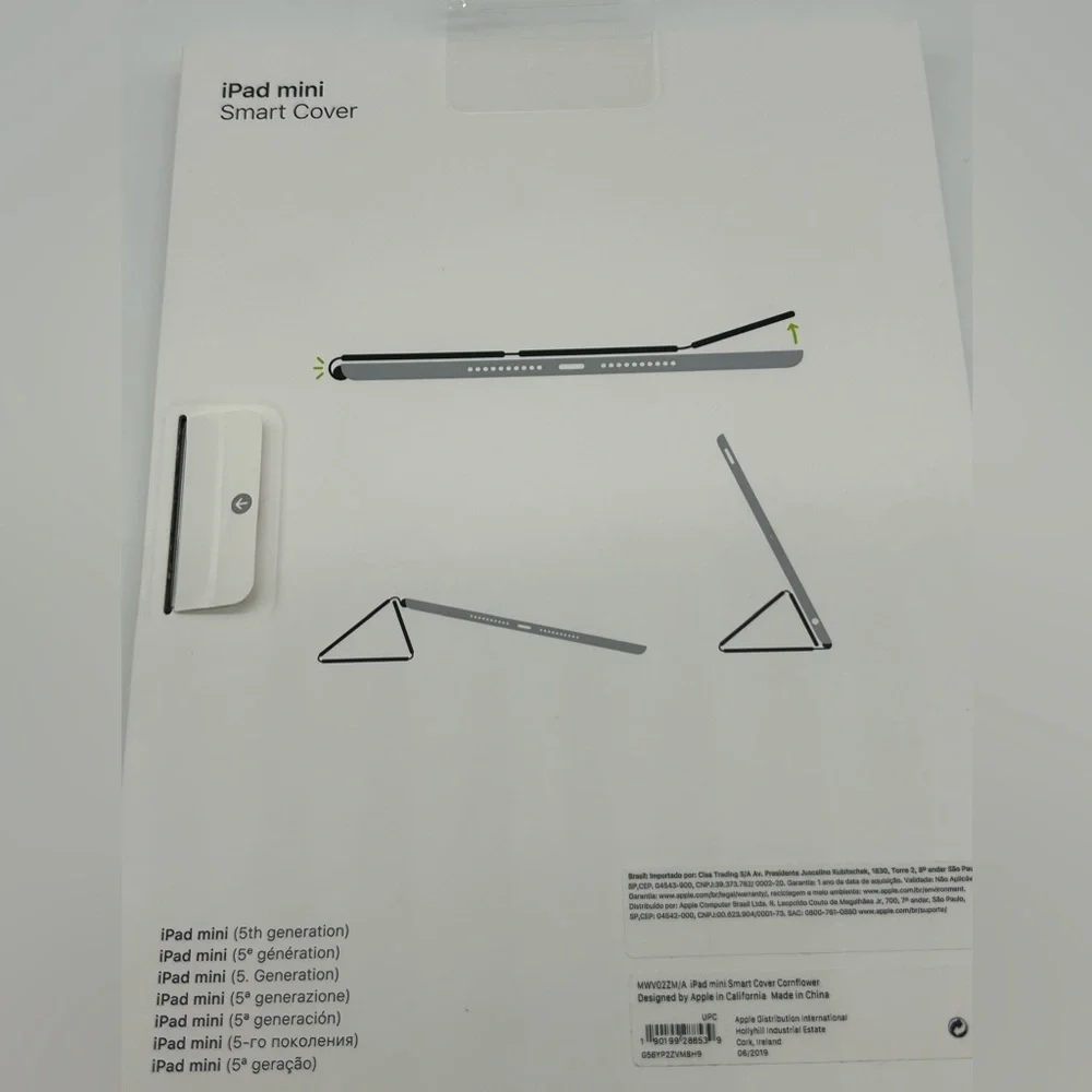 Apple iPad mini Smart Cover - Cornflower - fits 5th Gen New In Box